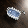 PBL Pen Pouch, Pillow & Clear Collectible Carry Bag with Notebook Insert – Blue Grid - Pen Boutique Ltd