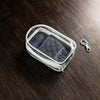 PBL Pen Pouch, Pillow & Clear Collectible Carry Bag with Notebook Insert – Grey - Pen Boutique Ltd