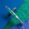 Delta Duna Rollerball Pen - Reflection Pool - Chrome Trim - Pen Boutique Ltd