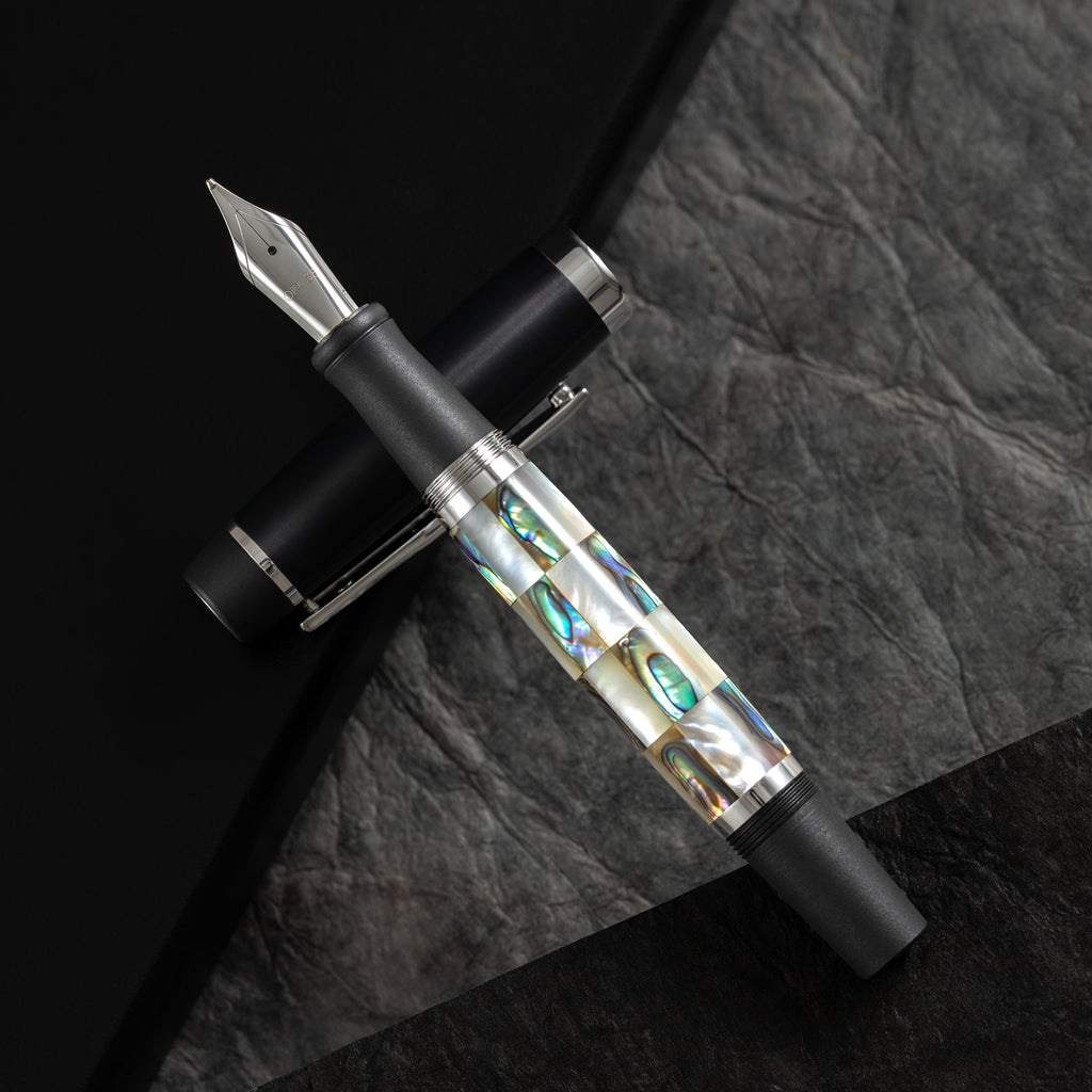 Opus 88 Fountain Pen - Check Shell - Pen Boutique Ltd