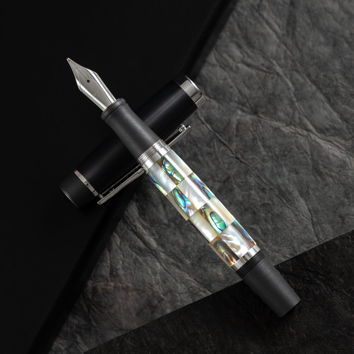 Opus 88 Fountain Pen - Check Shell - Pen Boutique Ltd