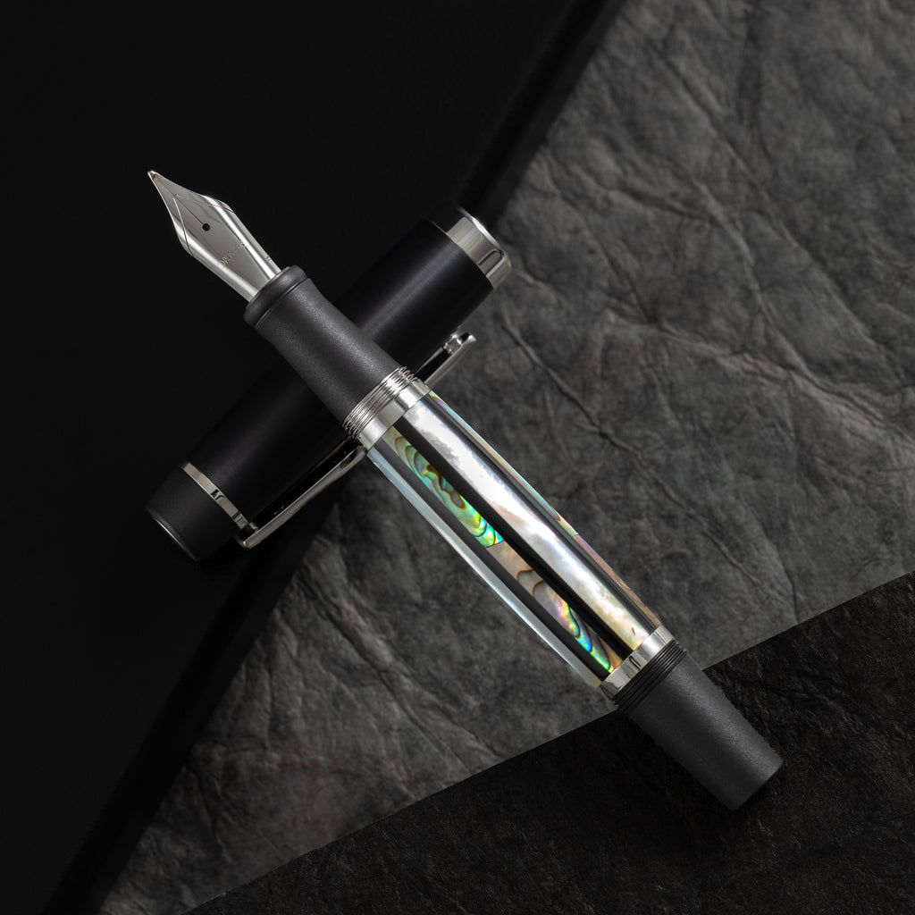 Opus 88 Fountain Pen - Stripe Shell - Pen Boutique Ltd