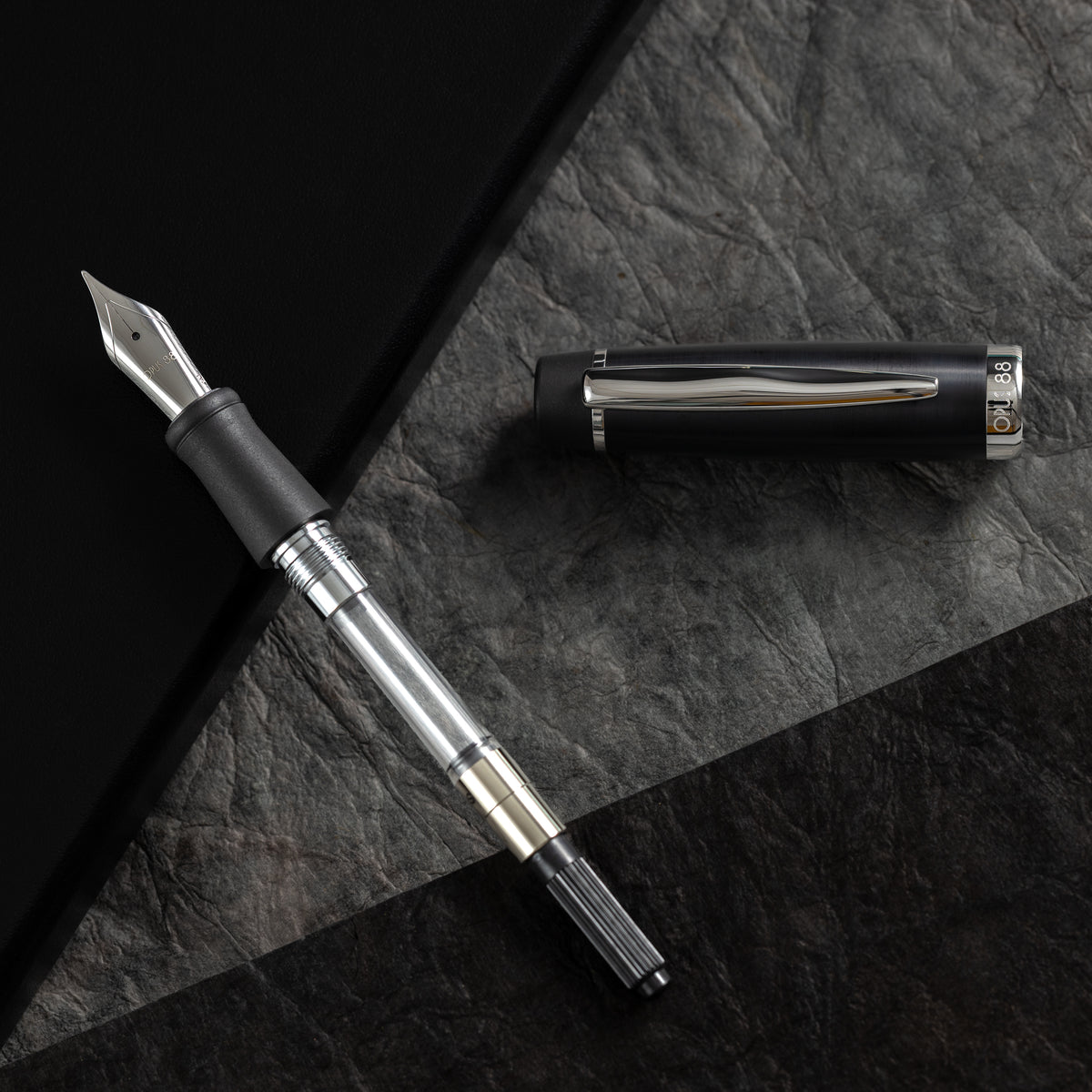 Opus 88 Fountain Pen - Stripe Shell - Pen Boutique Ltd