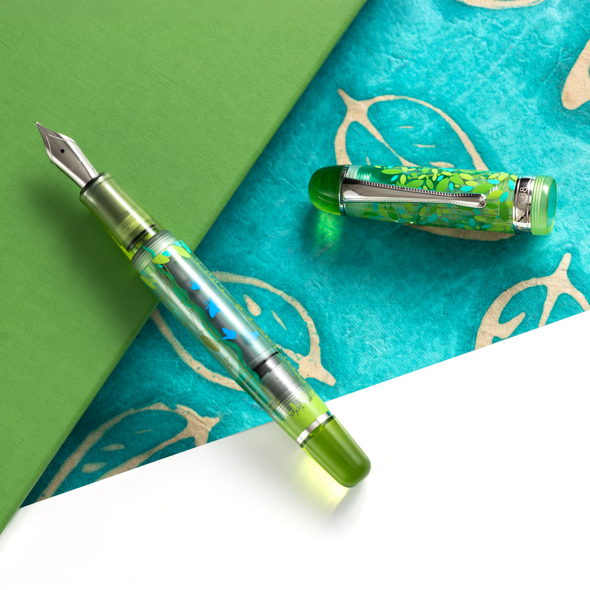 Opus 88 Jazz Fountain Pen - A Spring Morning (Limited Edition) - Pen Boutique Ltd