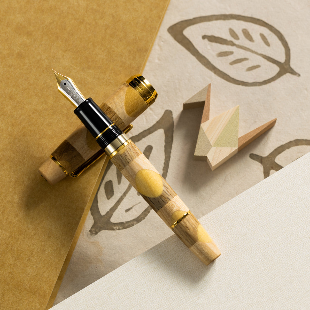 Sailor Fountain Pen - Commemorative - 115th Anniversary Hiroshima Yosegi Zaiku (Limited Edition) - Pen Boutique Ltd