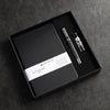 Monteverde Ritma Fountain Pen - Matte Carbon Fiber Notebook Set - Pen Boutique Ltd