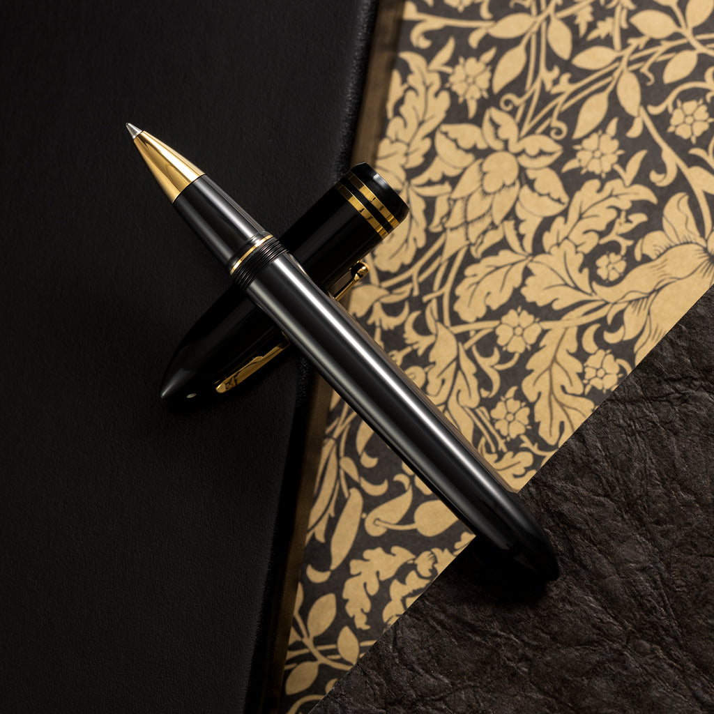 Sheaffer Balance III E893 Rollerball Pen - Glossy Black - Gold Trim