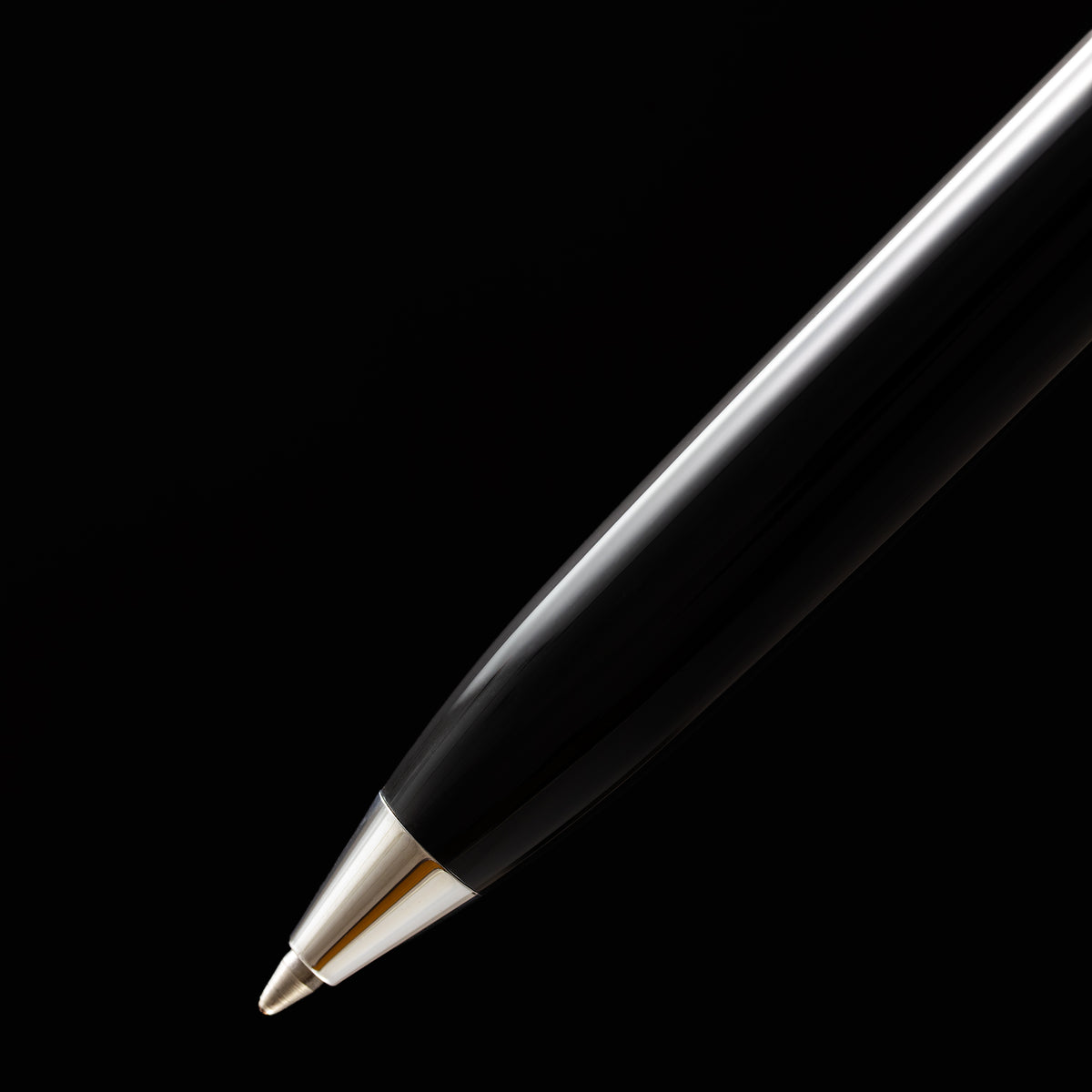 Sheaffer Balance III E892 Ballpoint Pen - Glossy Black - Chrome Trim-Pen Boutique Ltd
