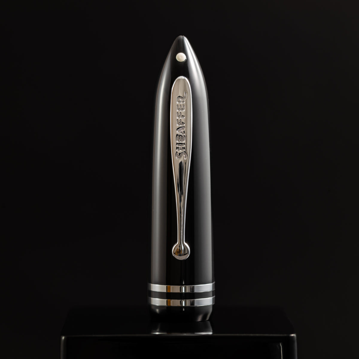 Sheaffer Balance III E892 Fountain Pen - Glossy Black - Chrome Trim-Pen Boutique Ltd