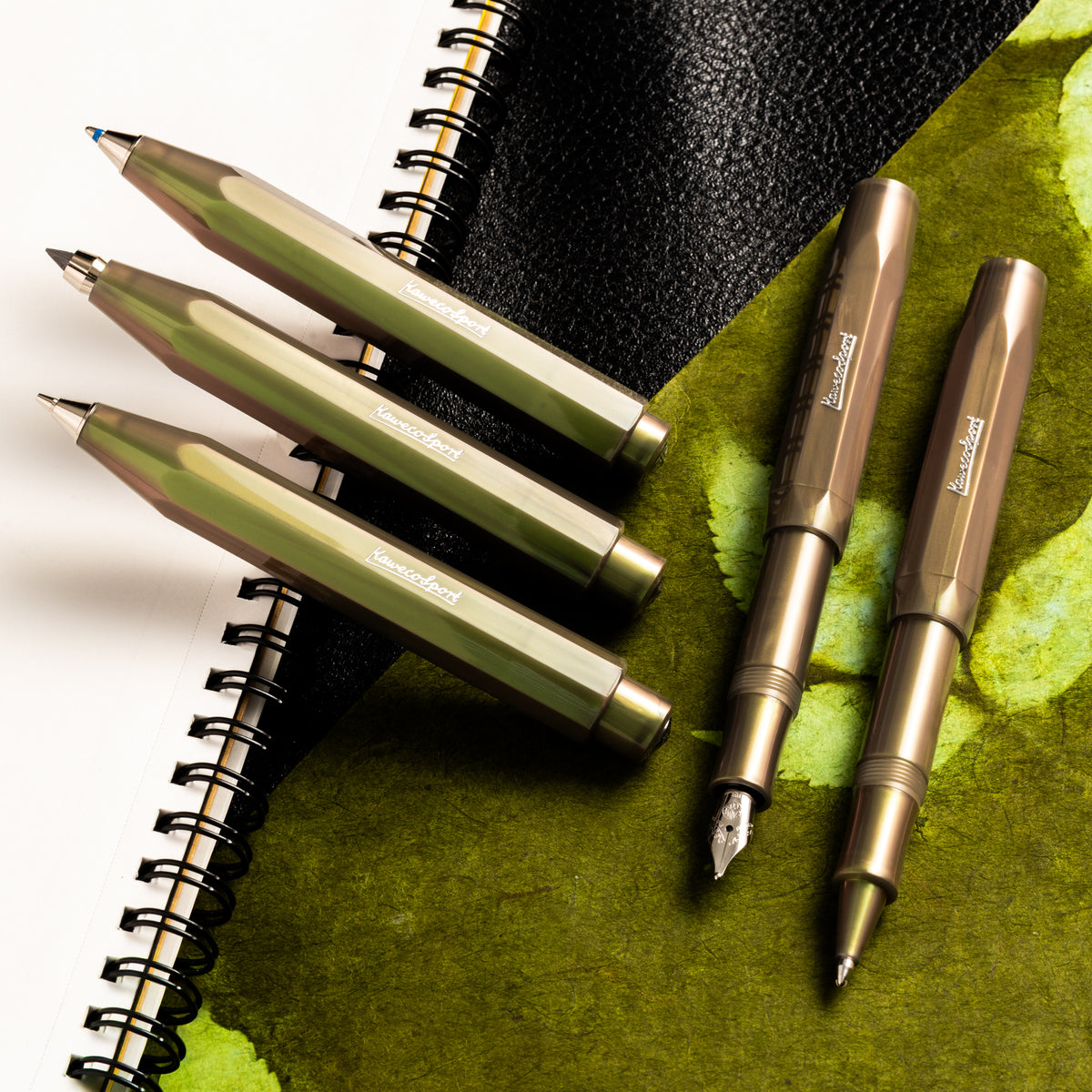 Kaweco Sport Fountain Pen - Lunar Shadow Green - Pen Boutique Ltd