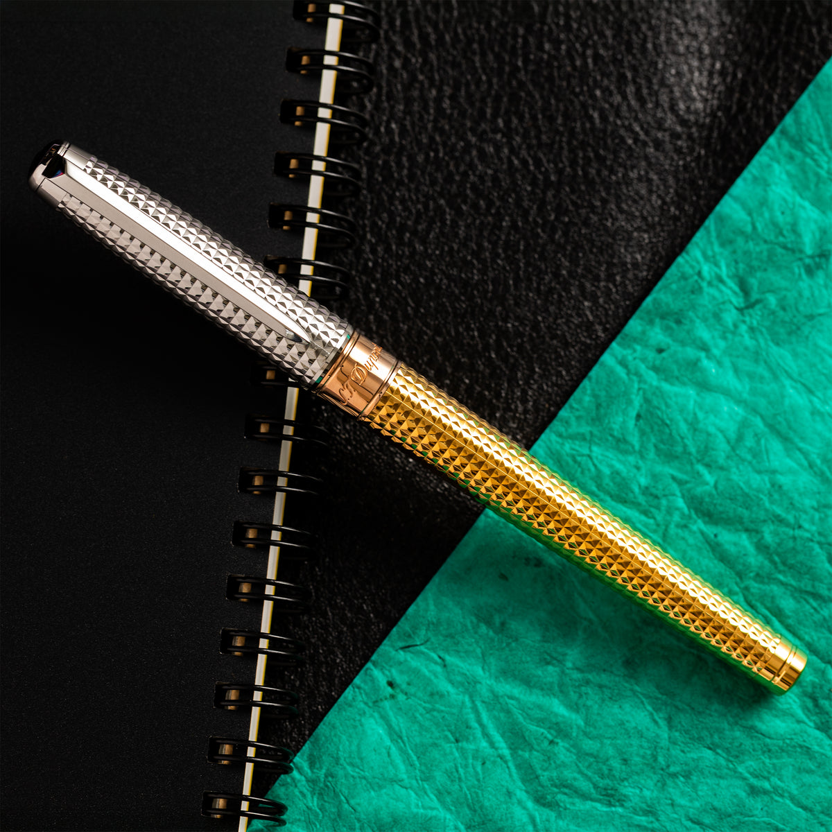 S T Dupont Line D Fountain Pen - Eternity Golden Hour - Pen Boutique Ltd