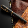 Visconti Homo Sapiens Fountain Pen – Volcano Lava Black – Bronze Trim - Pen Boutique Ltd