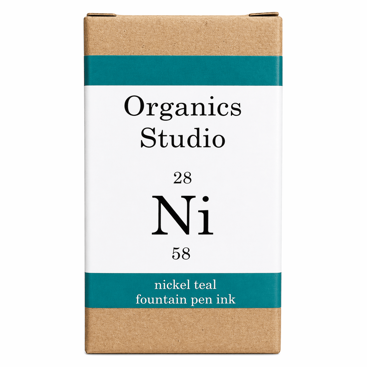 Organics Studio Periodic Table Ink Bottle - Nickel - Pen Boutique Ltd