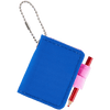 Hobonichi Techo Mini Keychain - Blue Tiny Notebook x Pink Pen Loop - Pen Boutique Ltd