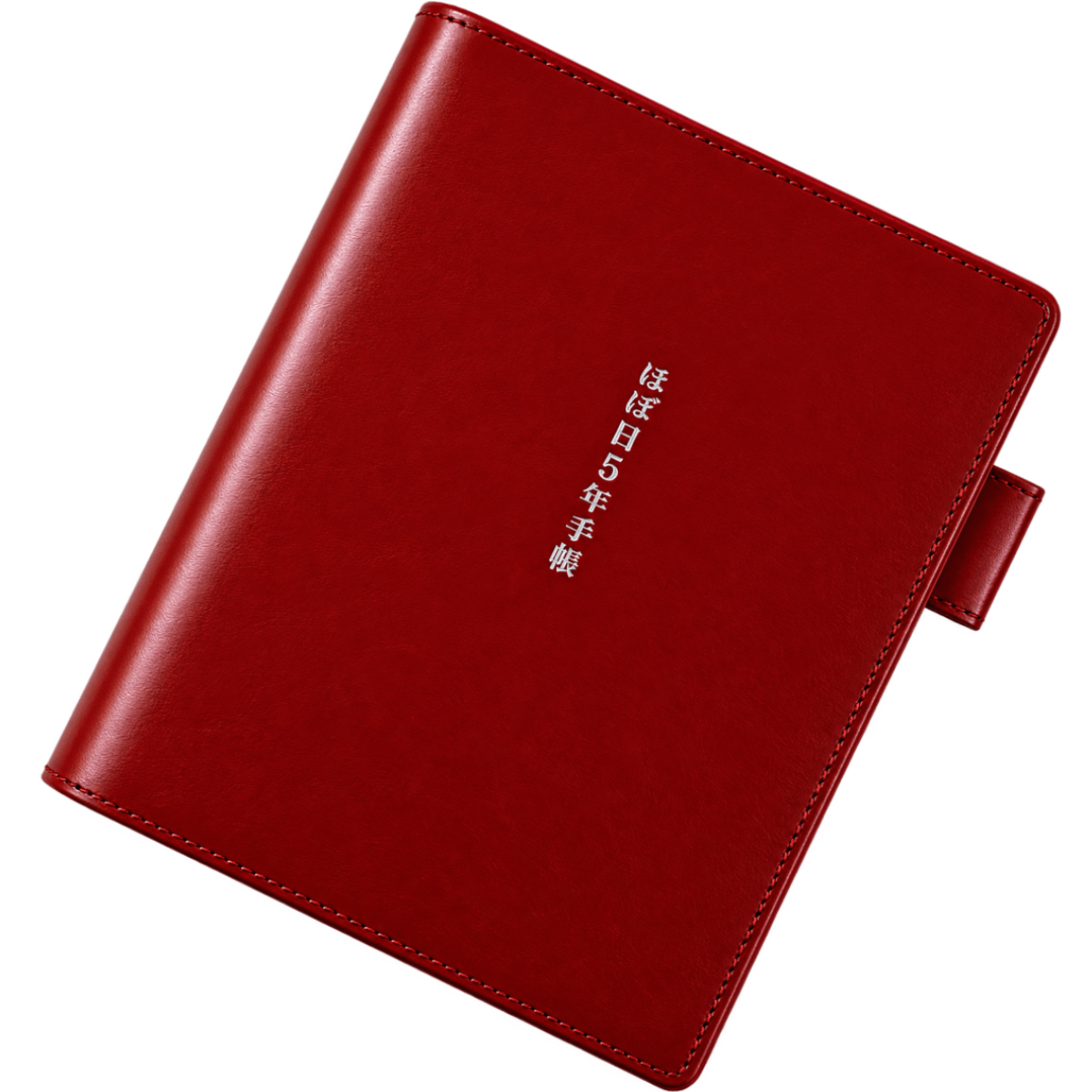 Hobonichi 5-Year Techo Leather Large Cover - Red - A5 - Pen Boutique Ltd