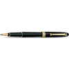 Aurora 88 Rollerball Pen - Black - Gold Plated - Pen Boutique Ltd