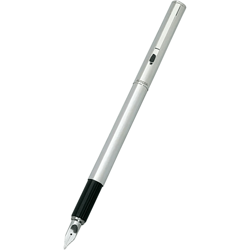 Aurora Hastil Fountain Pen - All Chrome - Pen Boutique Ltd