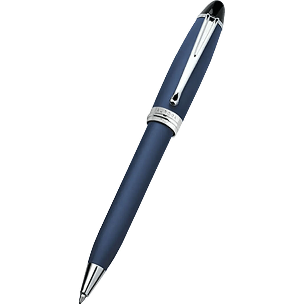Aurora Ipsilon Ballpoint Pen - Satin Blue - Pen Boutique Ltd