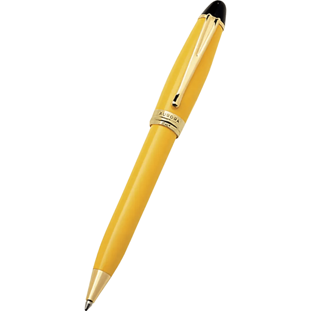 Aurora Ipsilon Ballpoint Pen - Yellow - Pen Boutique Ltd