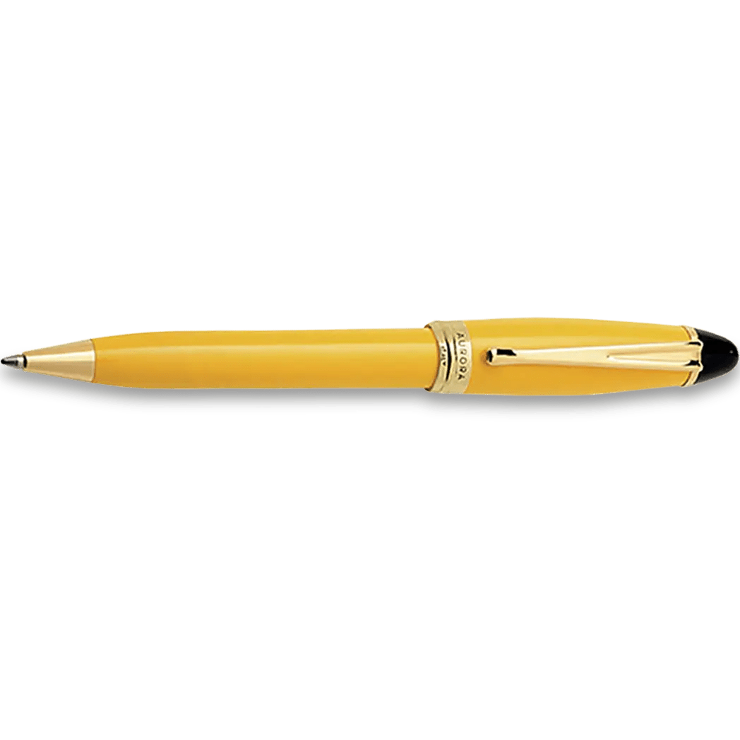 Aurora Ipsilon Ballpoint Pen - Yellow - Pen Boutique Ltd