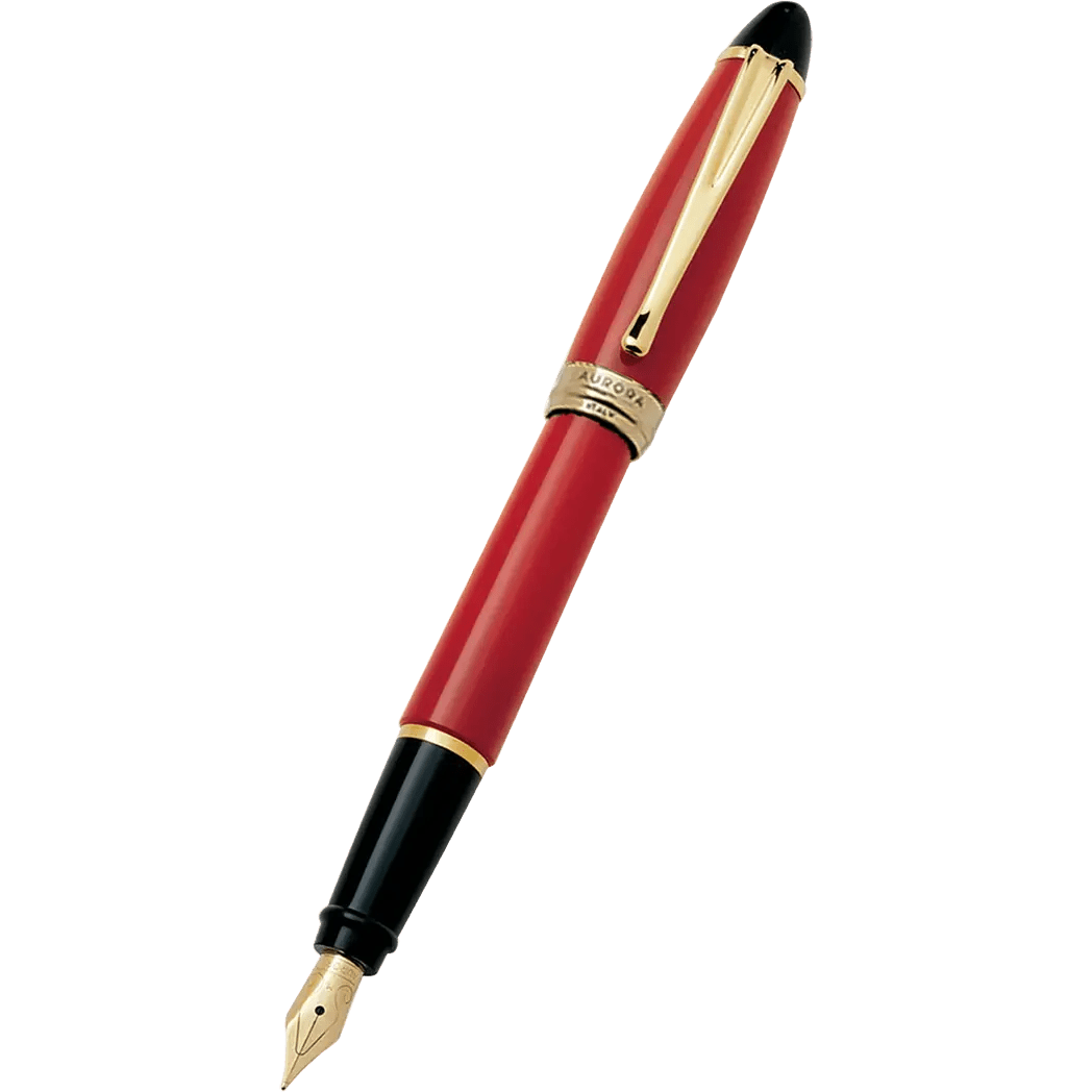 Aurora Ipsilon Fountain Pen - Red - Pen Boutique Ltd