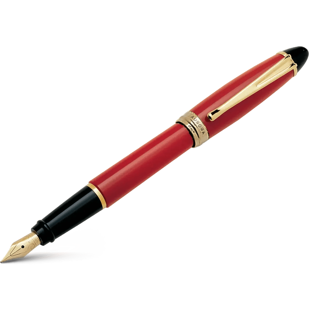 Aurora Ipsilon Fountain Pen - Red - Pen Boutique Ltd