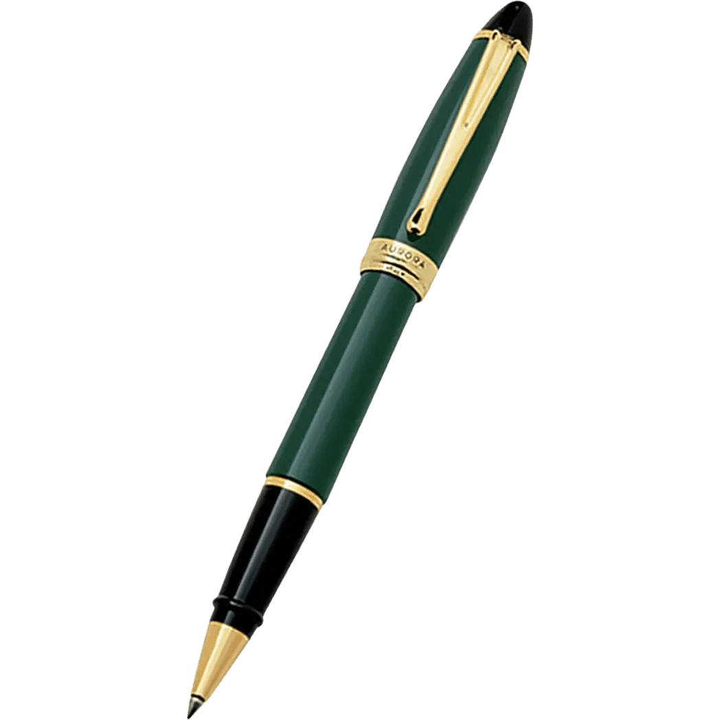 Aurora Ipsilon Rollerball Pen - Green - Pen Boutique Ltd