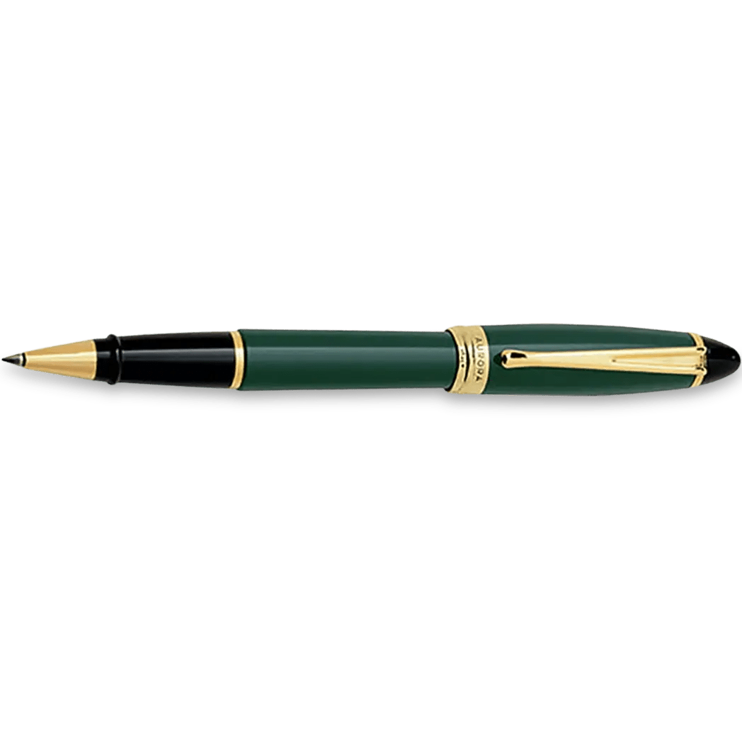 Aurora Ipsilon Rollerball Pen - Green - Pen Boutique Ltd