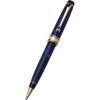 Aurora Optima Auroloide Ballpoint Pen - Blue - Gold Trim - Pen Boutique Ltd