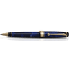 Aurora Optima Auroloide Ballpoint Pen - Blue - Gold Trim - Pen Boutique Ltd