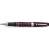 Aurora Optima Auroloide Rollerball Pen - Burgundy - Silver Trim - Pen Boutique Ltd