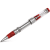 Aurora Optima Demonstrator Rollerball Pen - Red Auroloide - Chrome Trim - Pen Boutique Ltd