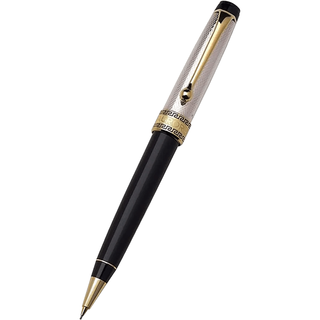 Aurora Optima Pencil - Solid Silver - 0.7 mm - Pen Boutique Ltd
