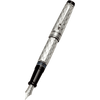Aurora Optima Riflessi Fountain Pen - Sterling Silver - Pen Boutique Ltd