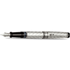 Aurora Optima Riflessi Fountain Pen - Sterling Silver - Pen Boutique Ltd