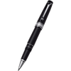 Aurora Optima Rollerball Pen - Black - Chrome Plated Trim - Pen Boutique Ltd