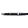 Aurora Optima Rollerball Pen - Black - Chrome Plated Trim - Pen Boutique Ltd