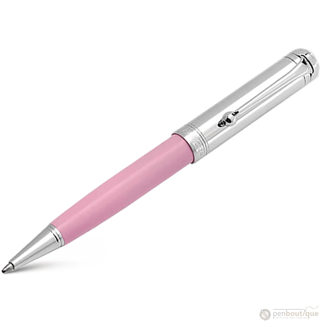 Aurora Talentum Ballpoint Pen - Pink - Chrome Trim - Pen Boutique Ltd