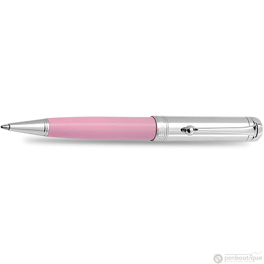 Aurora Talentum Ballpoint Pen - Pink - Chrome Trim - Pen Boutique Ltd