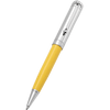 Aurora Talentum Ballpoint Pen - Yellow - Chrome Trim - Pen Boutique Ltd