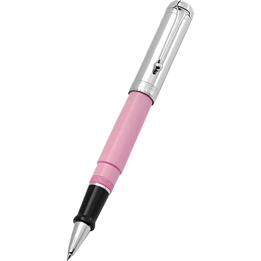 Aurora Talentum Rollerball Pen - Pink - Chrome Trim - Pen Boutique Ltd