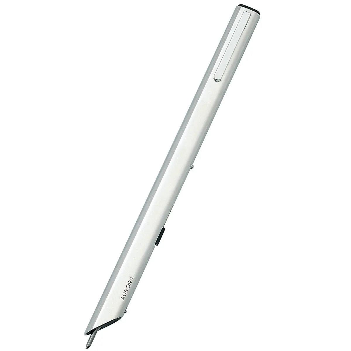 Aurora Thesi Ballpoint Pen - All Chrome - Pen Boutique Ltd