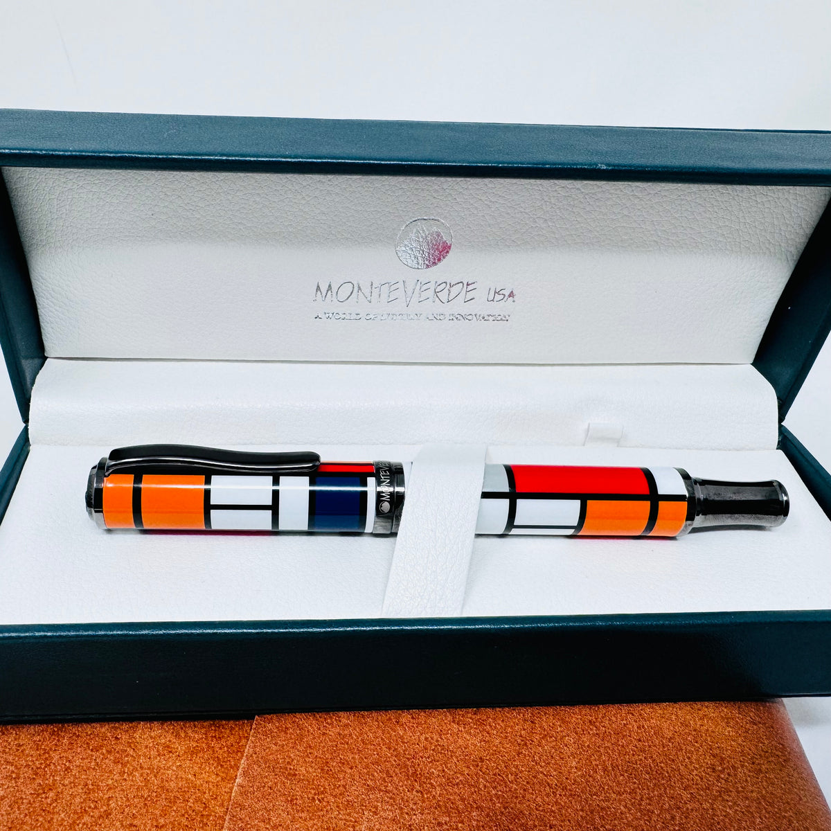 Monteverde Regatta Mondrian Limited Edition 921 Fountain Pen with ink. - Pen Boutique Ltd