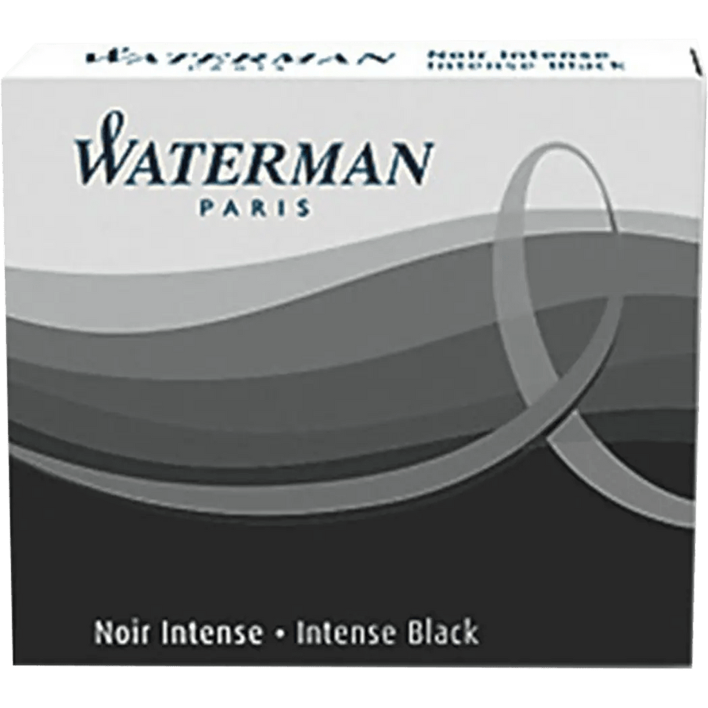 Waterman Mini Lady Ink Cartridges - Intense Black - 6/Box - Pen Boutique Ltd