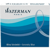 Waterman Mini Lady Ink Cartridges - Serenity Blue - 6/Box - Pen Boutique Ltd