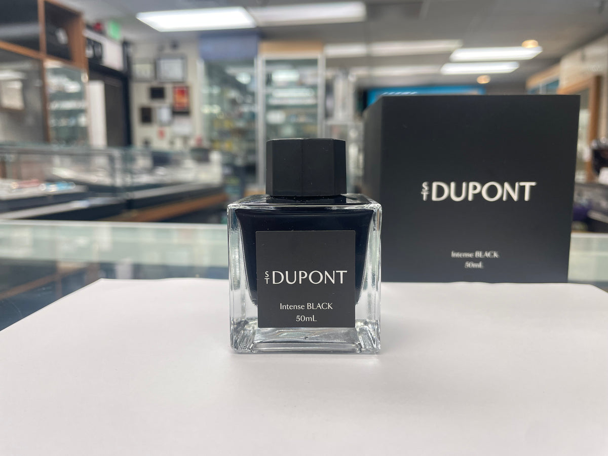S T Dupont Bottled Ink - Black 50ml - Pen Boutique Ltd