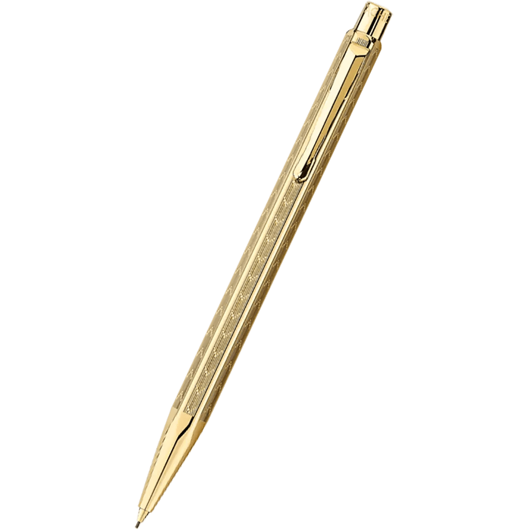 Caran d Ache Ecridor Mechanical Pencil - Chevron Gilded - Pen Boutique Ltd