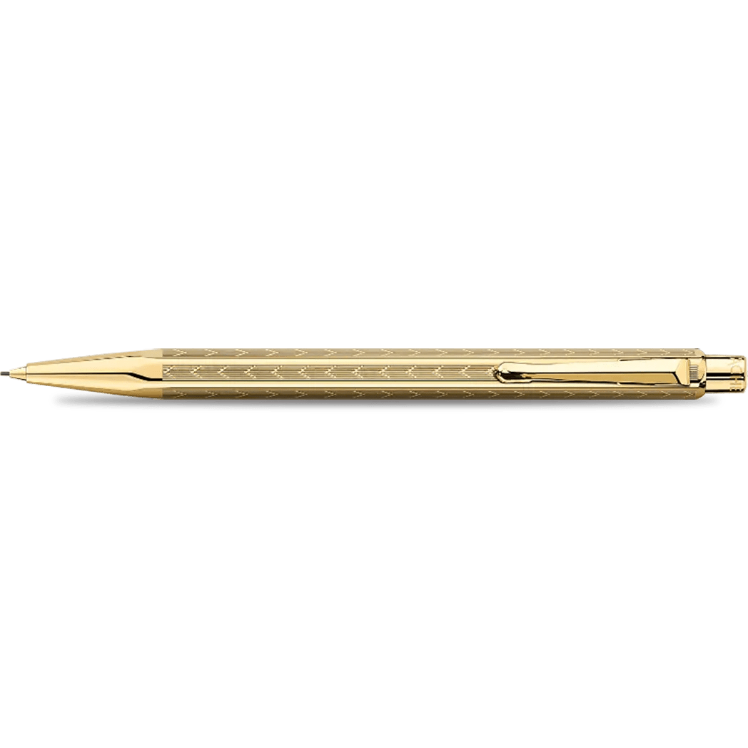 Caran d Ache Ecridor Mechanical Pencil - Chevron Gilded - Pen Boutique Ltd