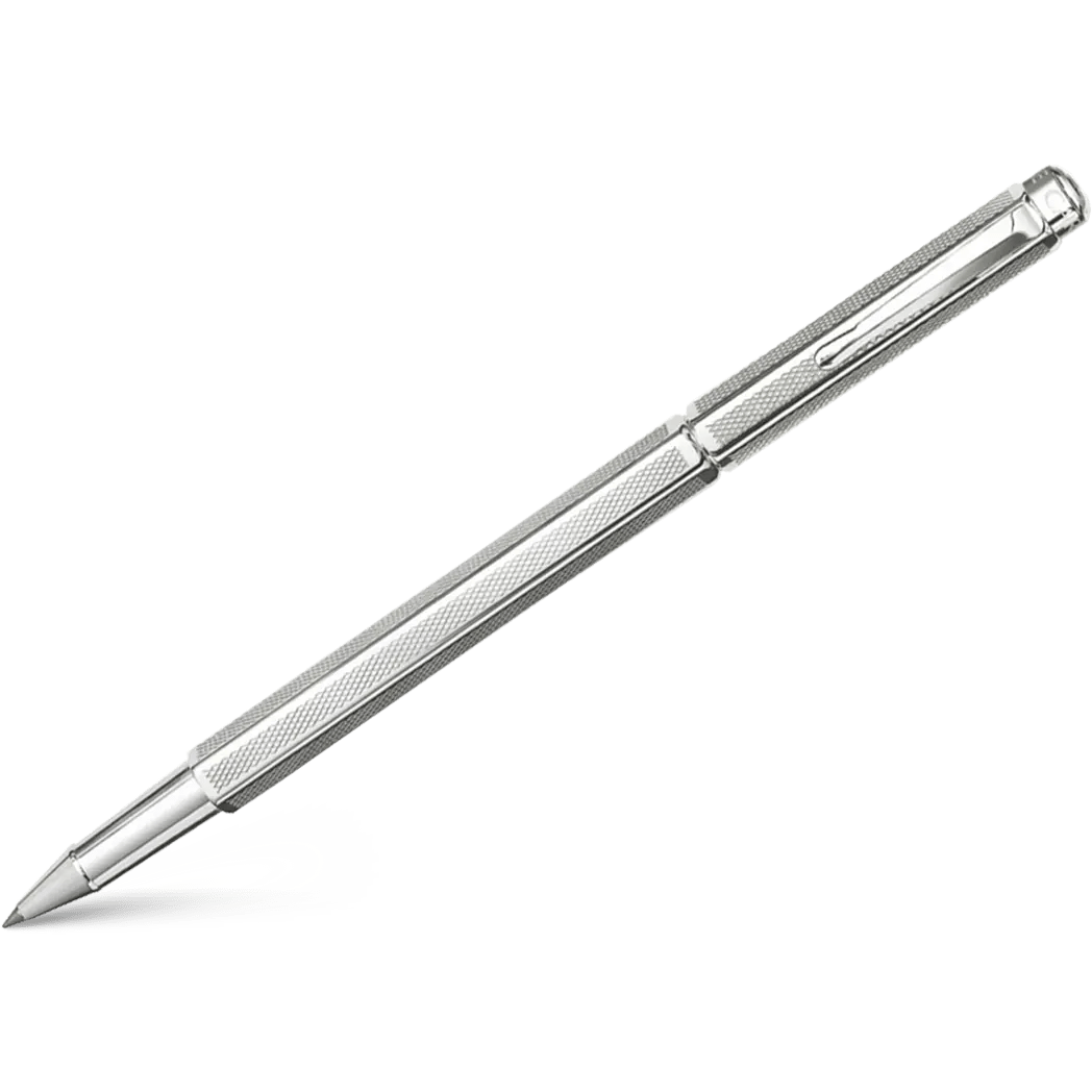 Caran d Ache Ecridor "Retro" Rollerball Pen - Silver Plated - Pen Boutique Ltd