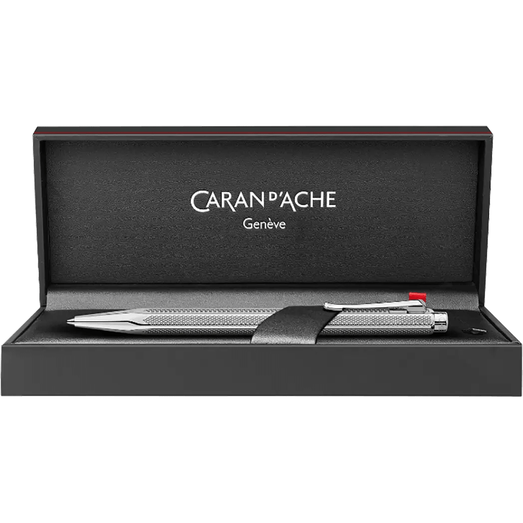 Caran d Ache Ecridor "Retro" Rollerball Pen - Silver Plated - Pen Boutique Ltd